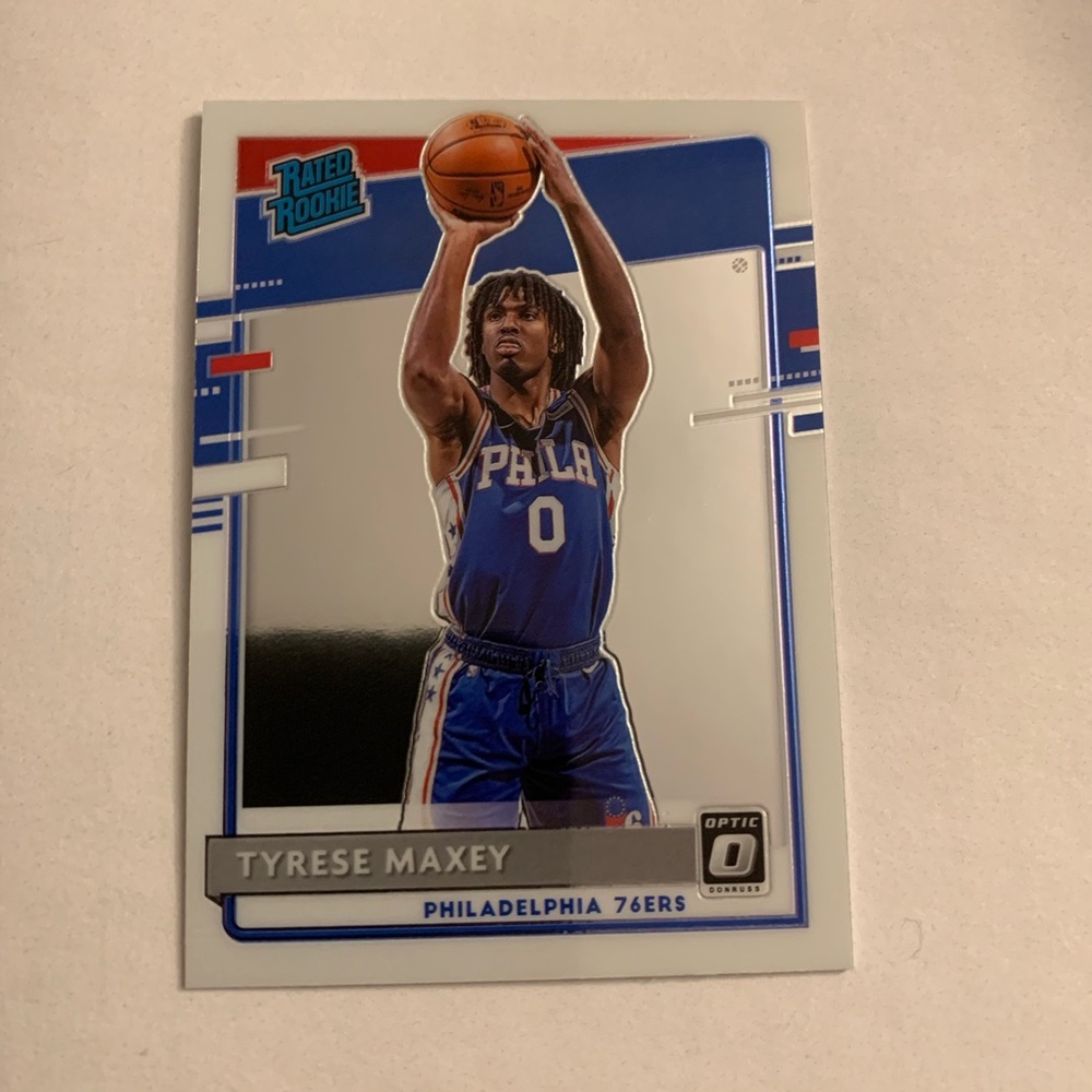 2020-21 Panini Donruss Optic Tyrese Maxey #171 Rookie RC